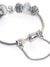 Sleek Grey Analog Round Dial With Metal Mesh Strap Watch & Bracelet