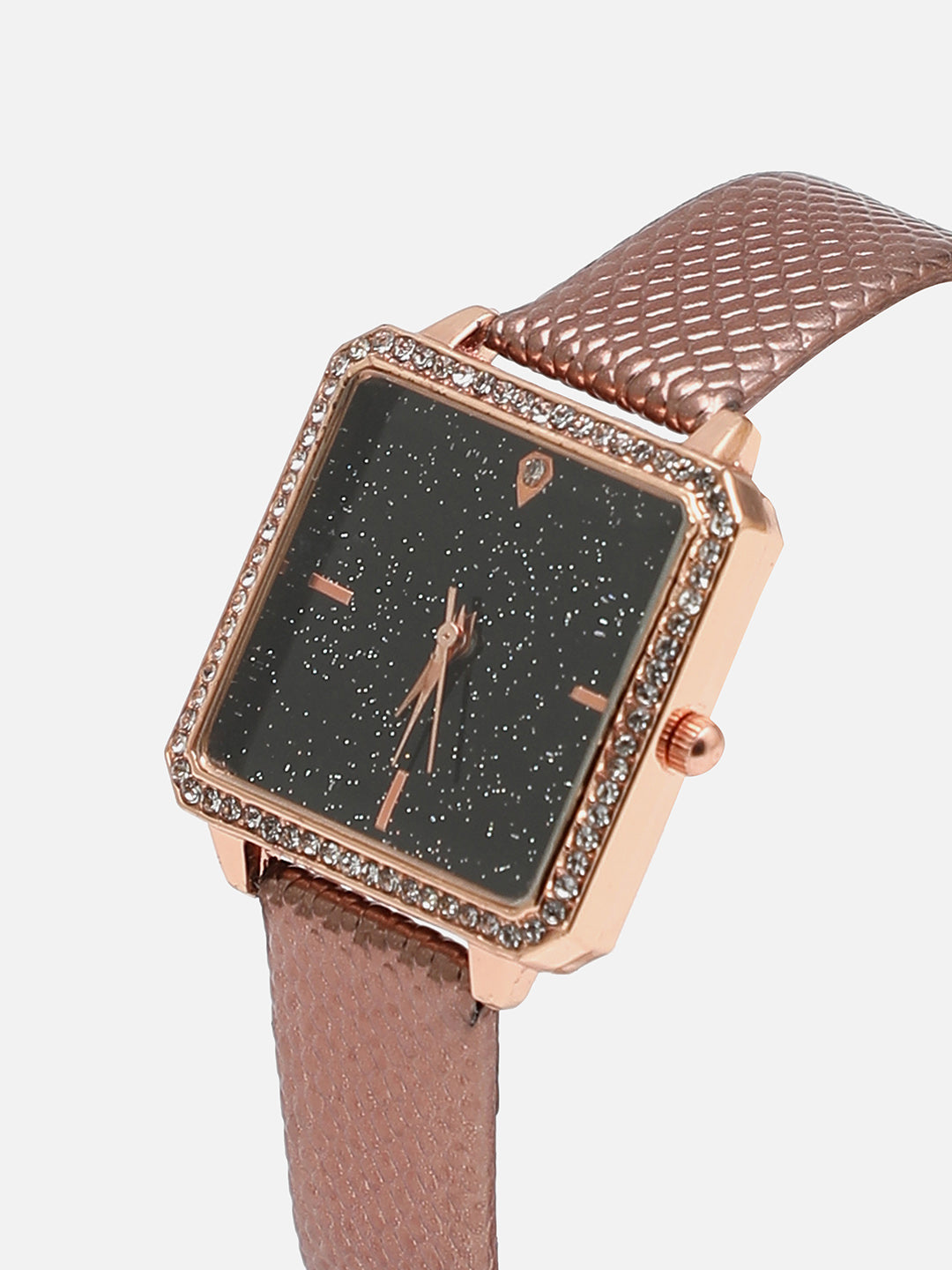 Brown Analogue Watch