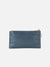 Blue Textured Vegan Leather Wallet