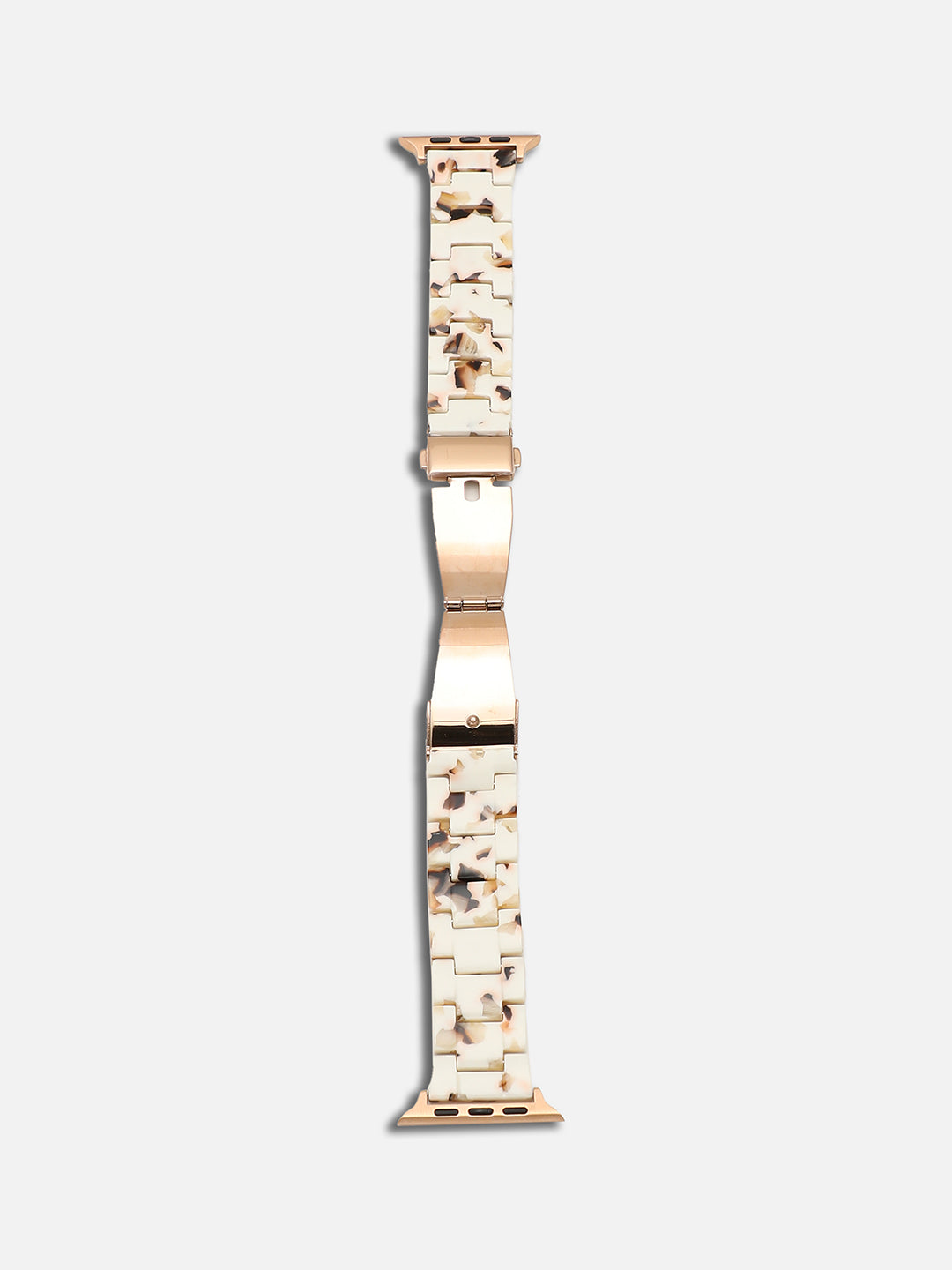 Women White Textured Apple Watch Straps