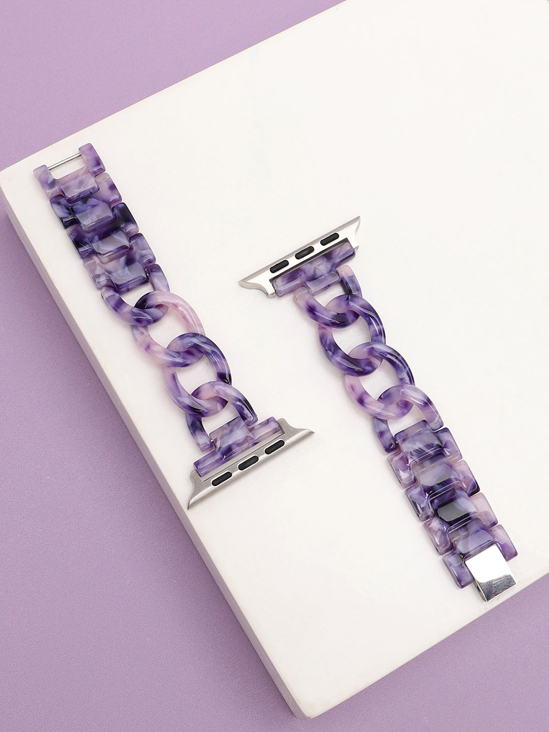 Purple Textured Apple Watch Straps