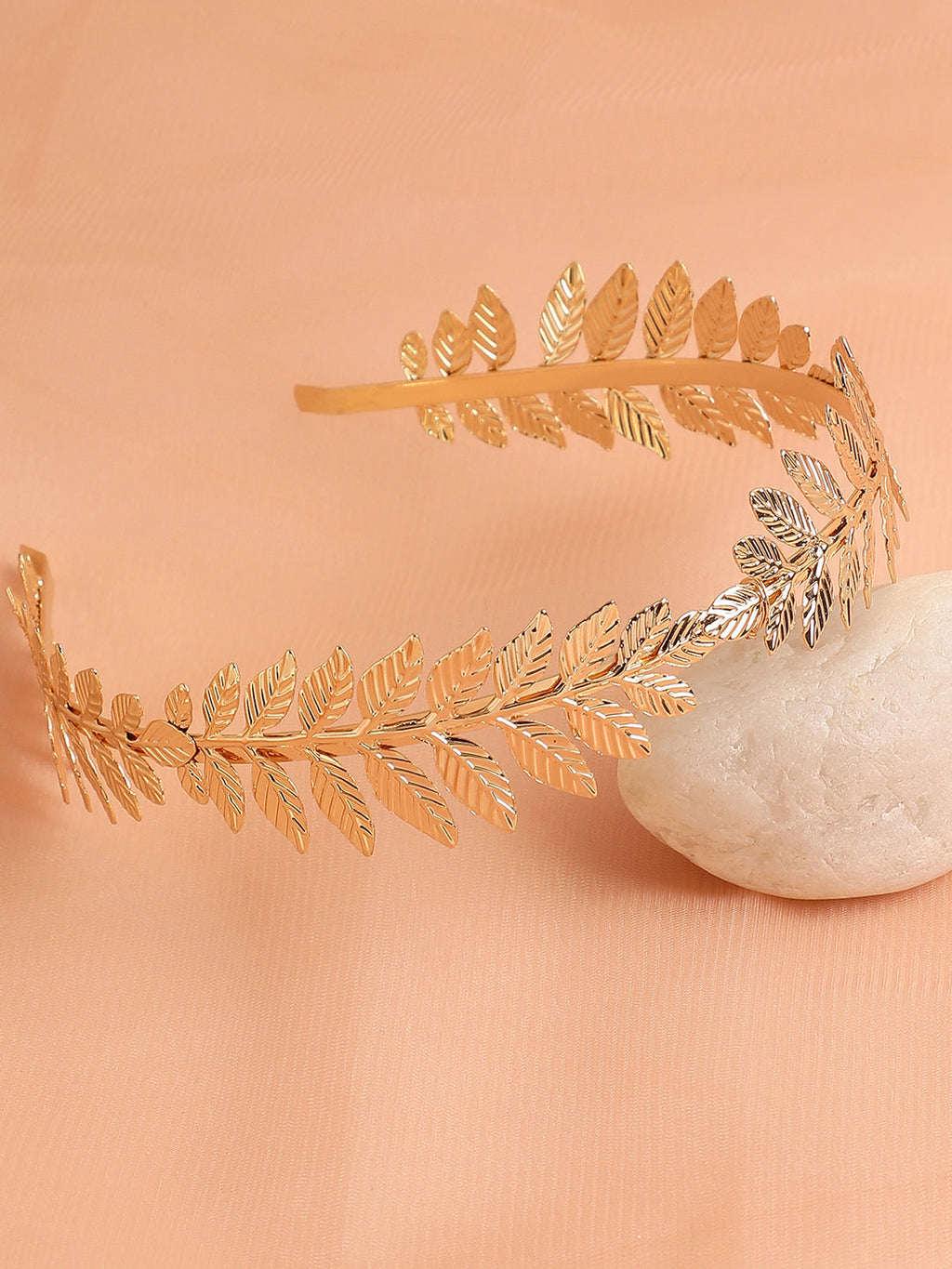 Gold Plated Pearl Hairband