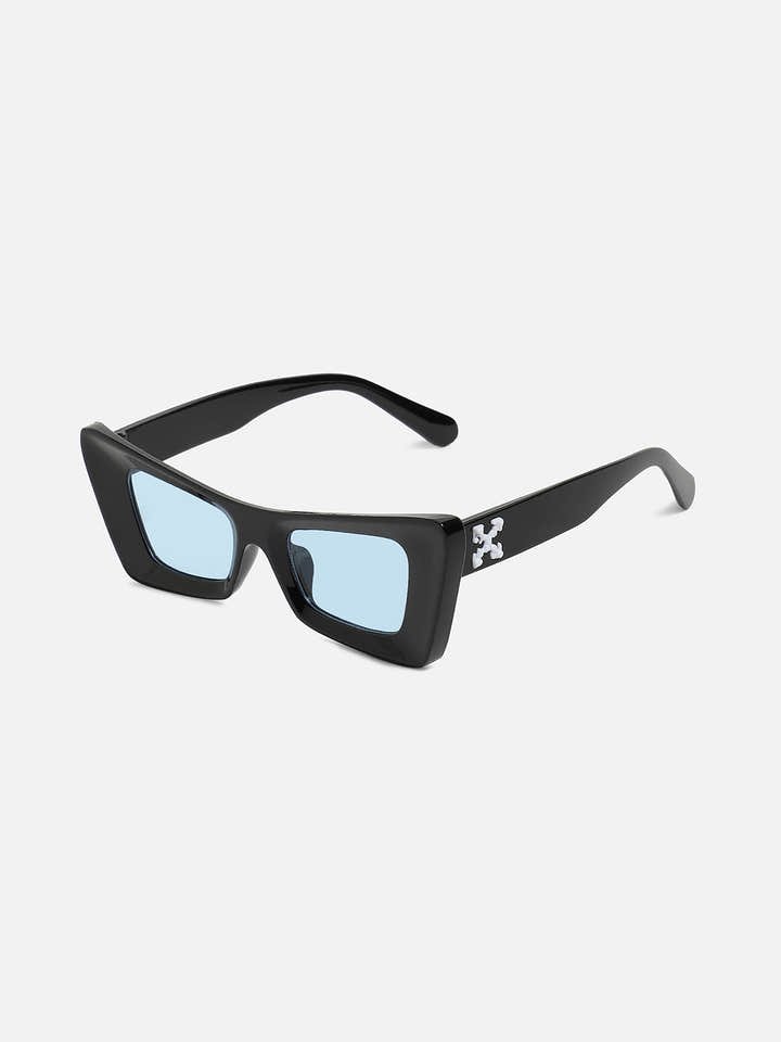 Solid Cateye Sunglasses - Black