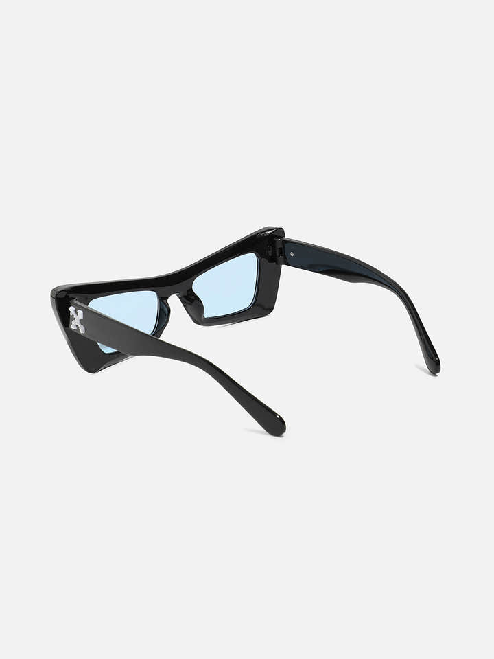 Solid Cateye Sunglasses - Black