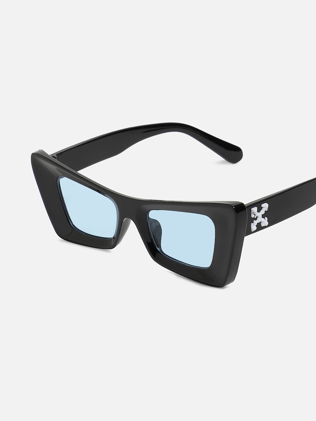 Solid Cateye Sunglasses - Black