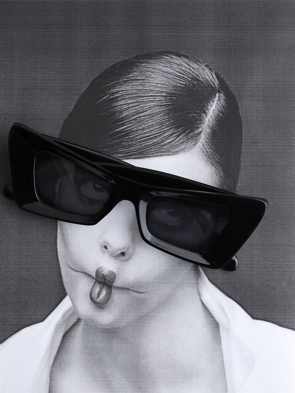 Solid Cateye Sunglasses - Black