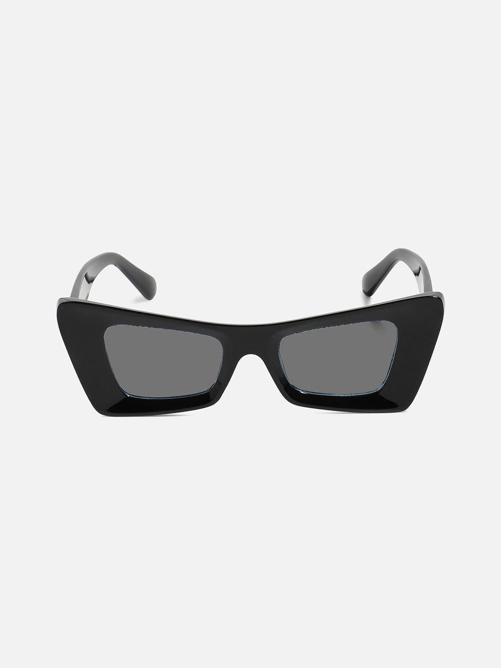 Solid Cateye Sunglasses - Black