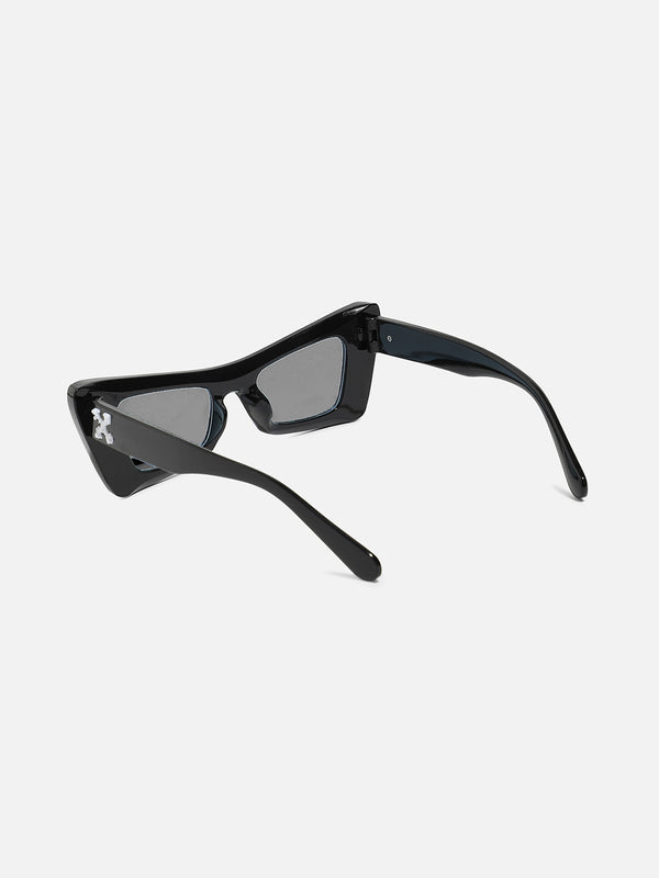 Solid Cateye Sunglasses - Black