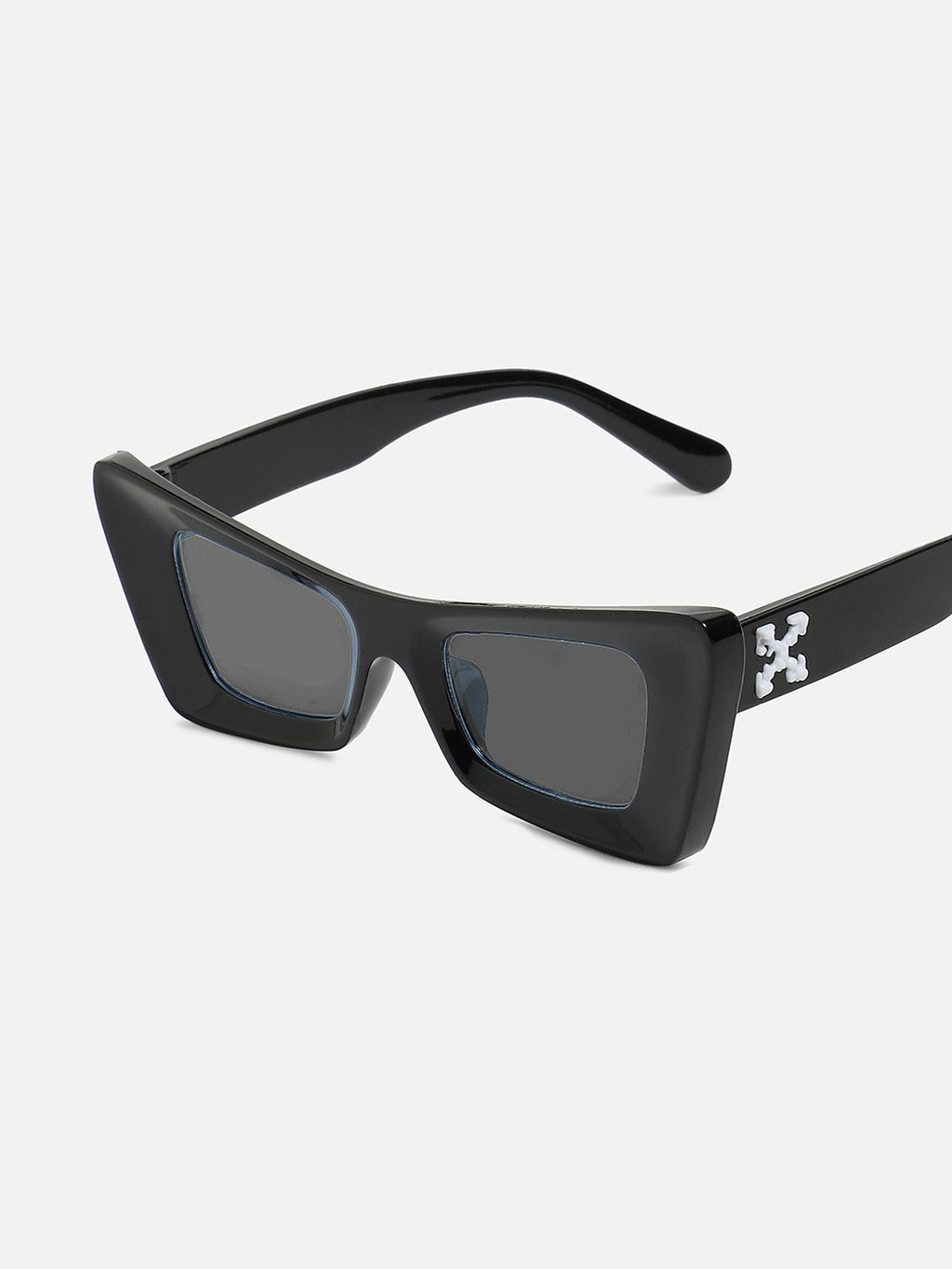 Solid Cateye Sunglasses - Black