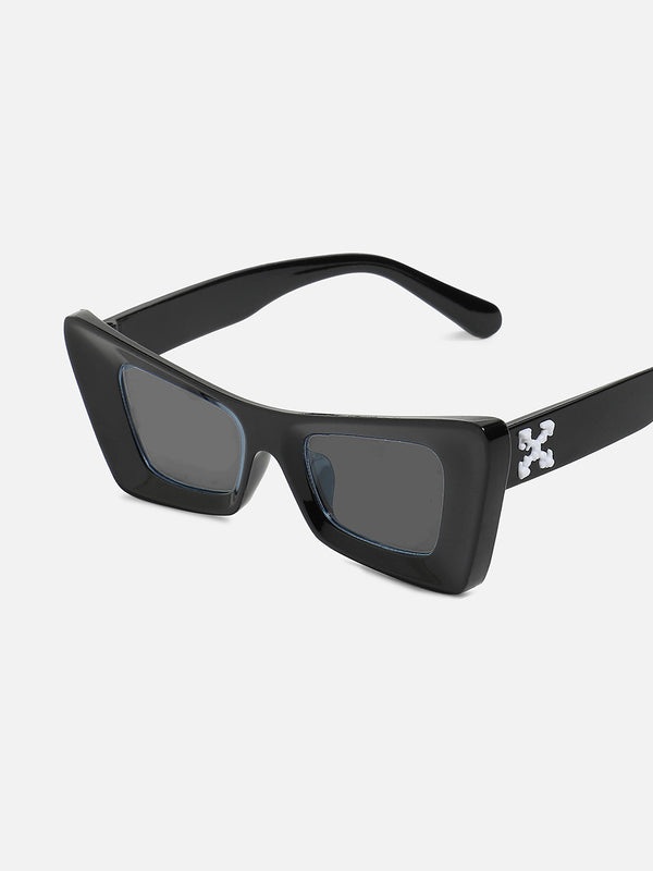 Solid Cateye Sunglasses - Black