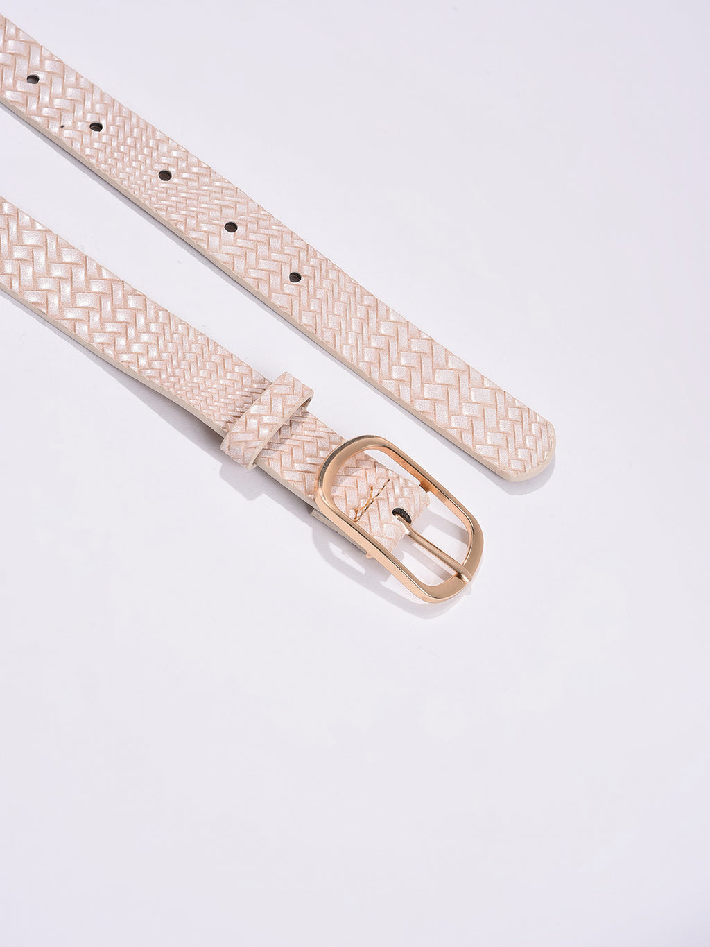 White Classic Belt