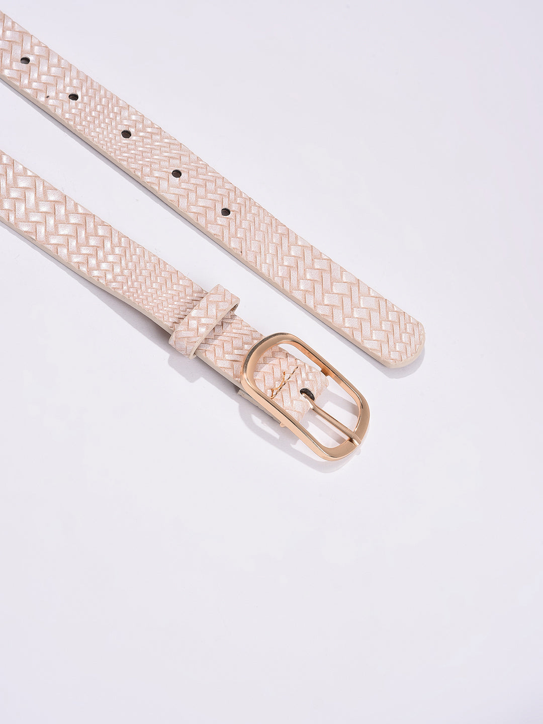 White Classic Belt