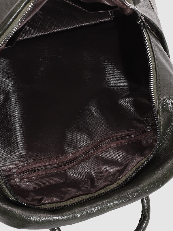 On The Go Backpack - Forest Green