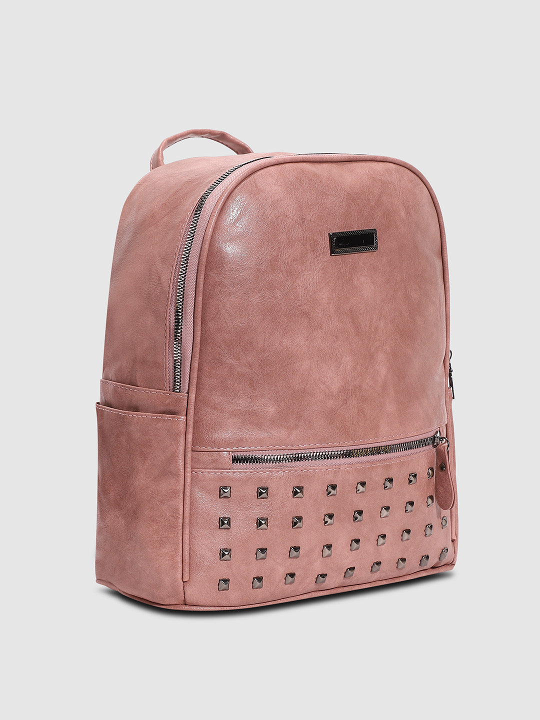 Studded Backpack - Nude Pink