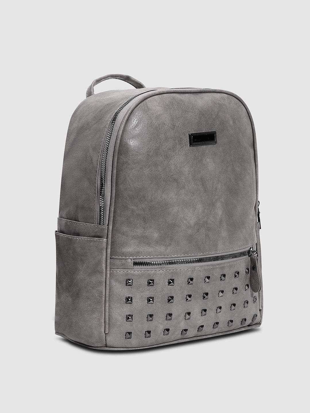 Studded Backpack - Grey