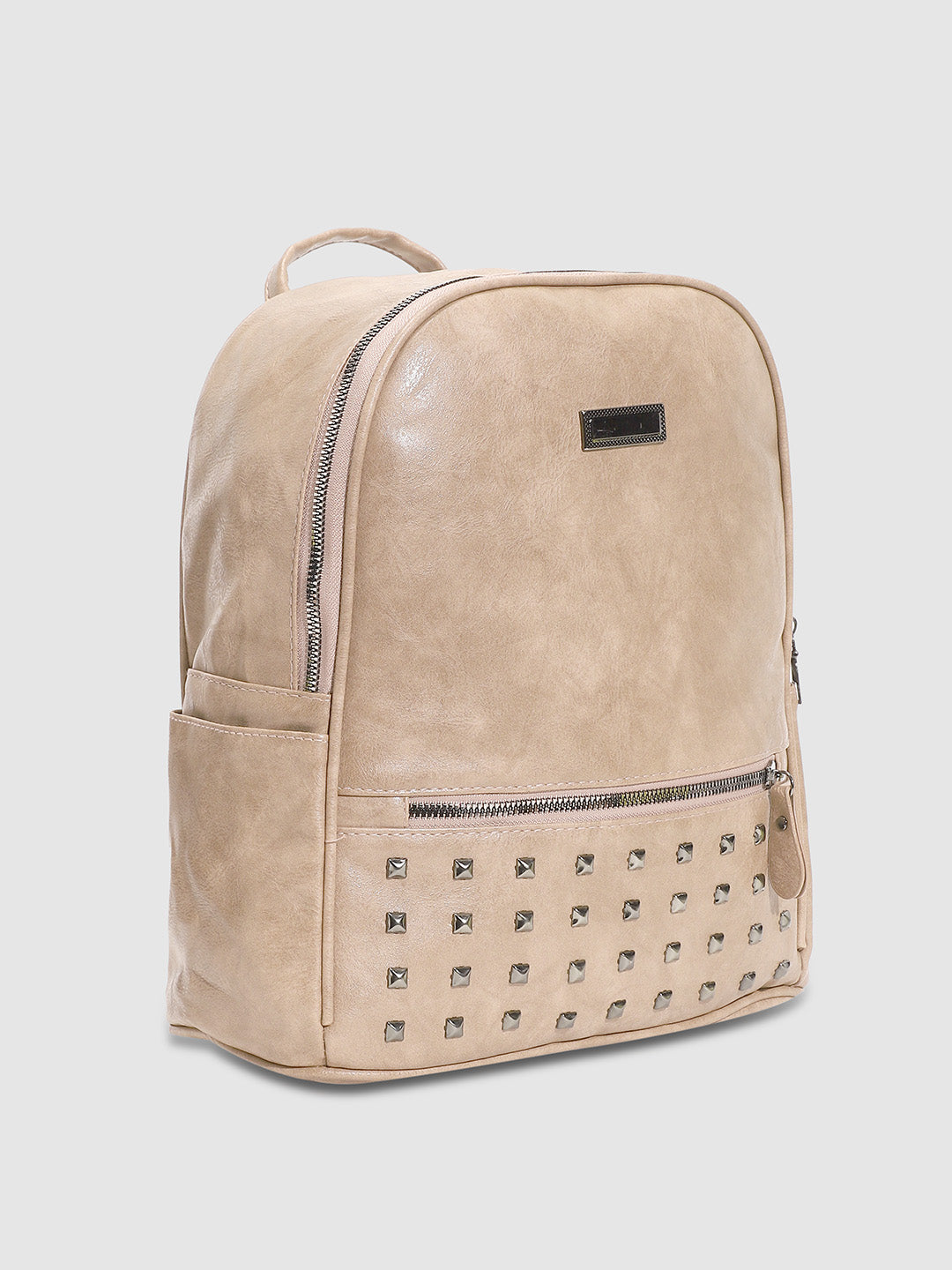 Studded Backpack - Peach