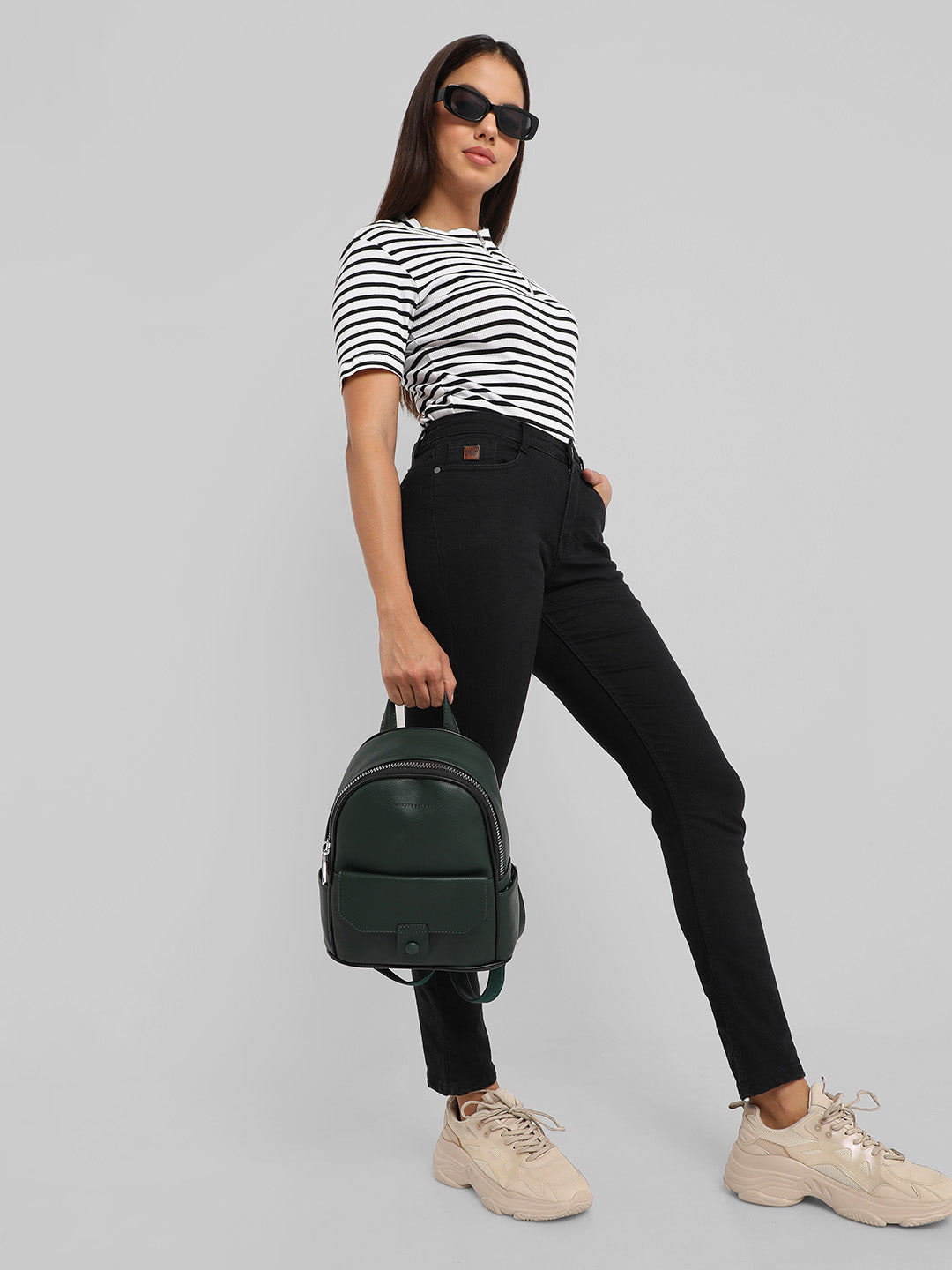 Elevated Round Mini Backpack - Forest Green