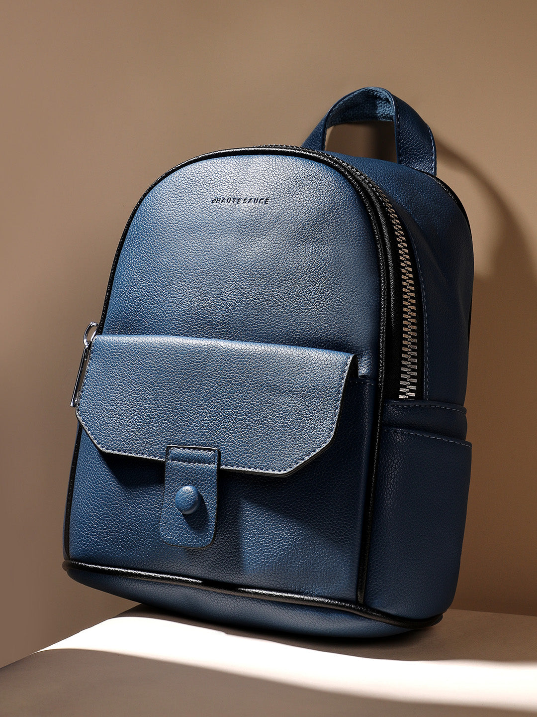 Elevated Round Mini Backpack - Indigo Blue