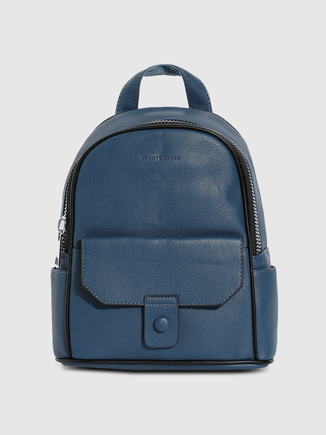 Elevated Round Mini Backpack - Indigo Blue