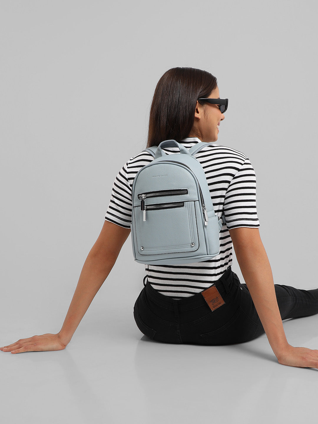 The Utility Mini Backpack - Icy Blue