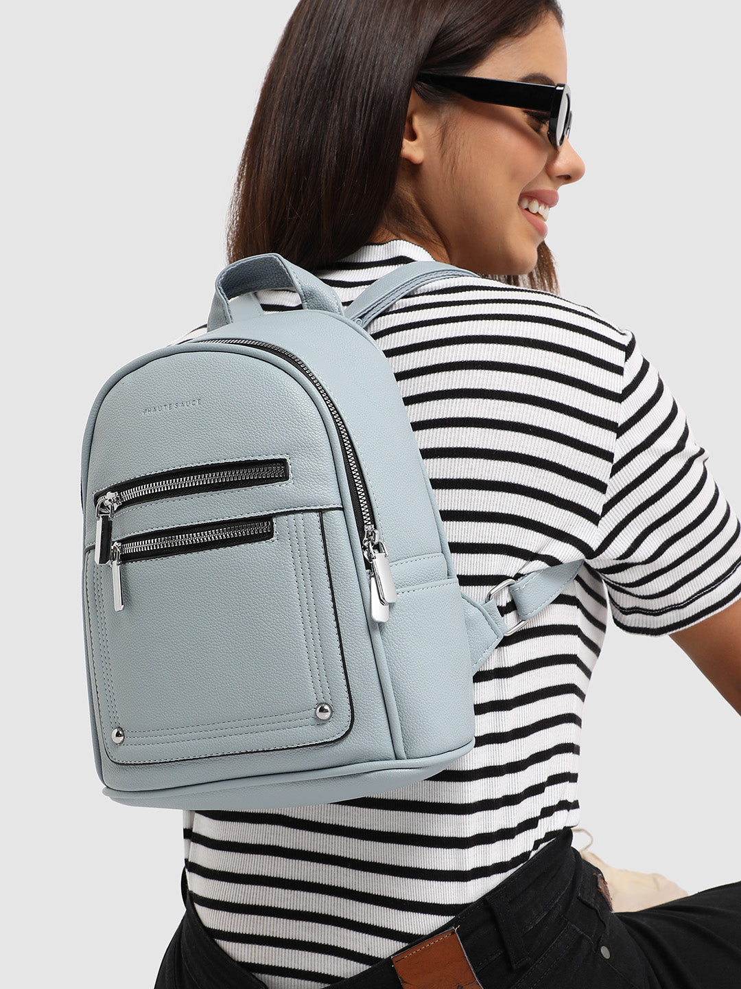 The Utility Mini Backpack - Icy Blue