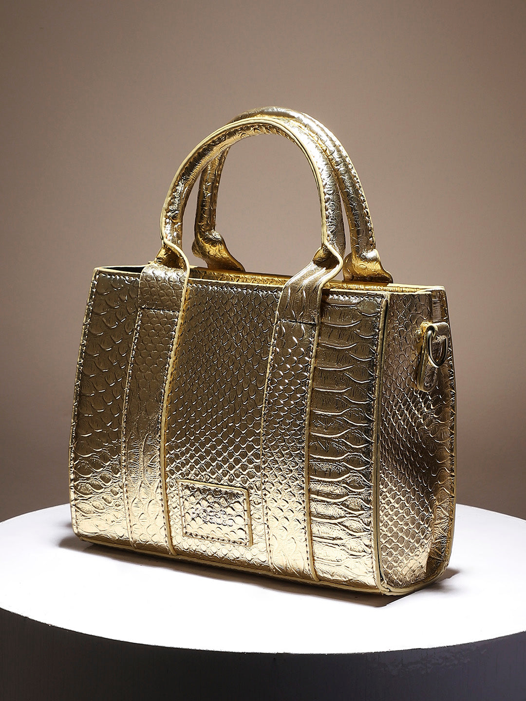 Croc Mini Handbag - Gold