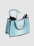 Ombre Croc Handbag - Sky Blue