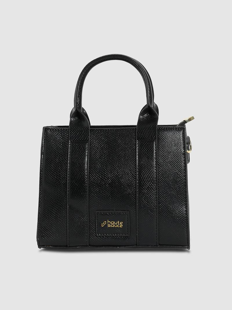 Scale Mini Handbag - Black