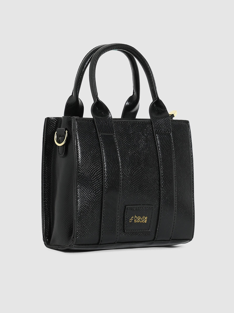Scale Mini Handbag - Black