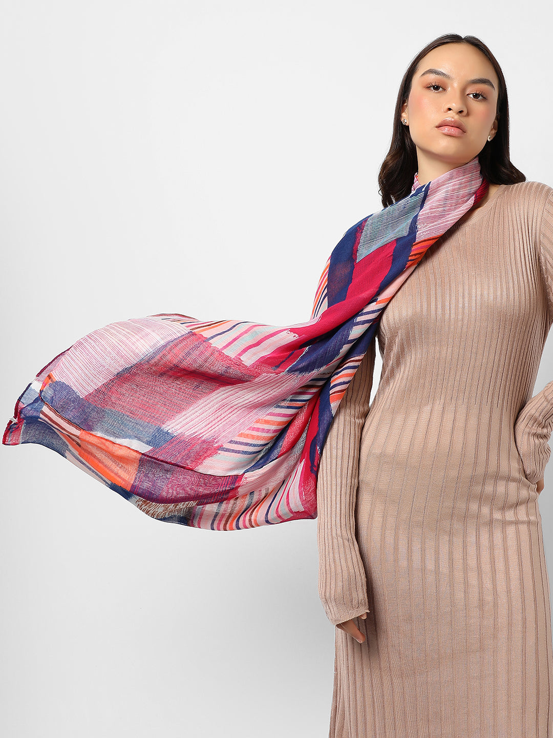 Printed Multicolor Scarf
