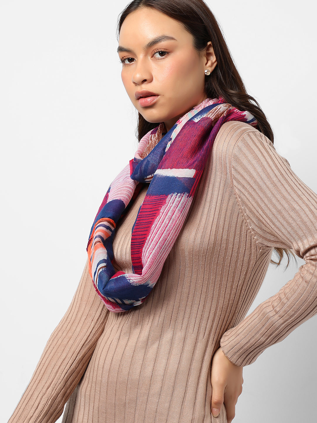 Printed Multicolor Scarf