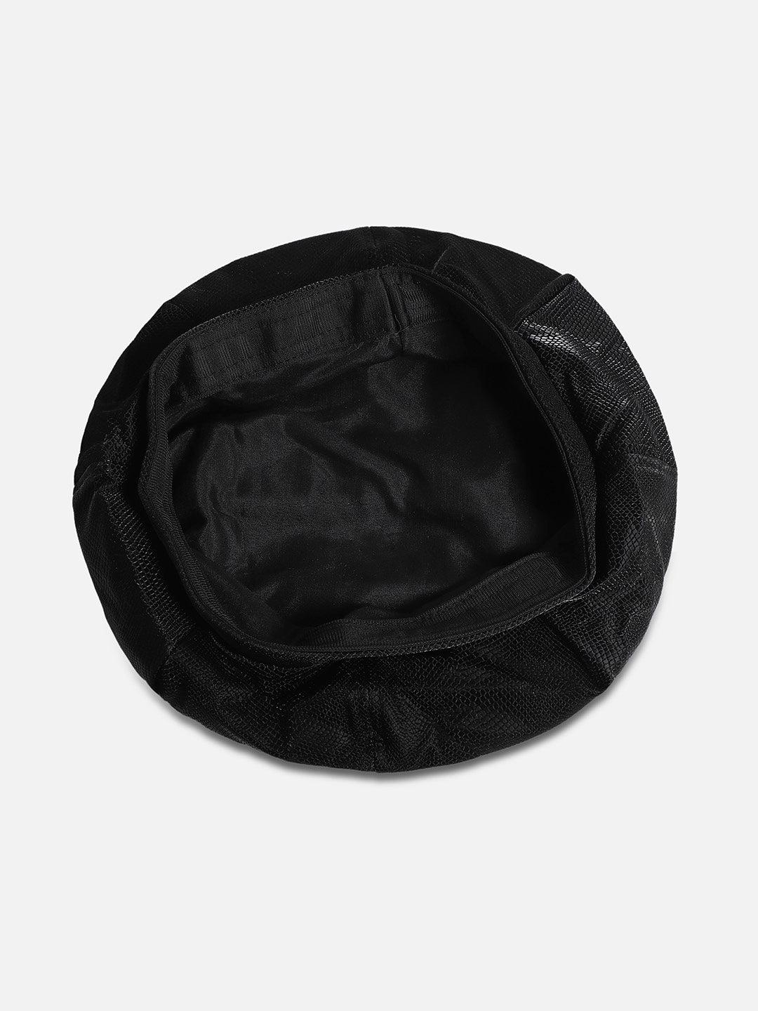 Pebbled Bakerboy Hat - Black