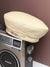 Women's Rhinestone Chain Beret Hat - Cream