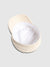 Women's Buckle Chain Breton Cap - White