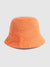 Women's Self-Design Patched Bucket Hat - Orange