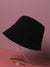 Women's Self-Design Patched Bucket Hat - Black