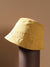 Women's Self-Design Patched Bucket Hat - Mustard Yellow