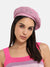 Women's Self-Design Beret Hat - Pink