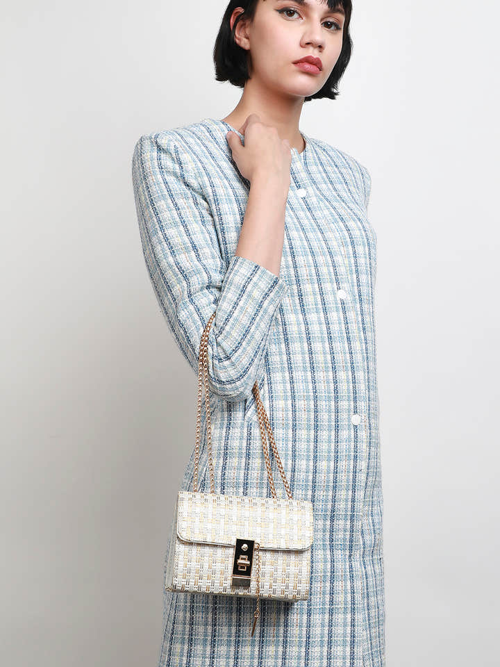 Textured Sling Bag