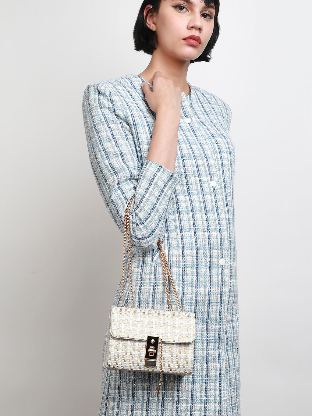 Textured Sling Bag