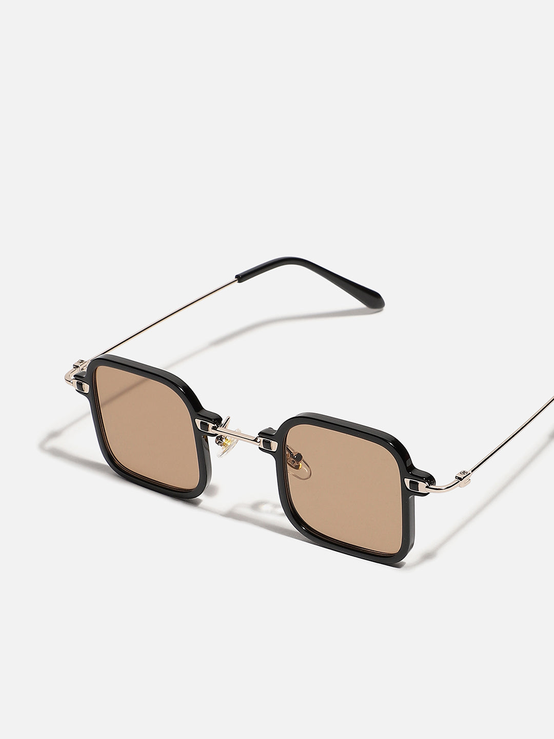 Haute Sauce Women Brown Lens Black colour Oversized Sunglasses