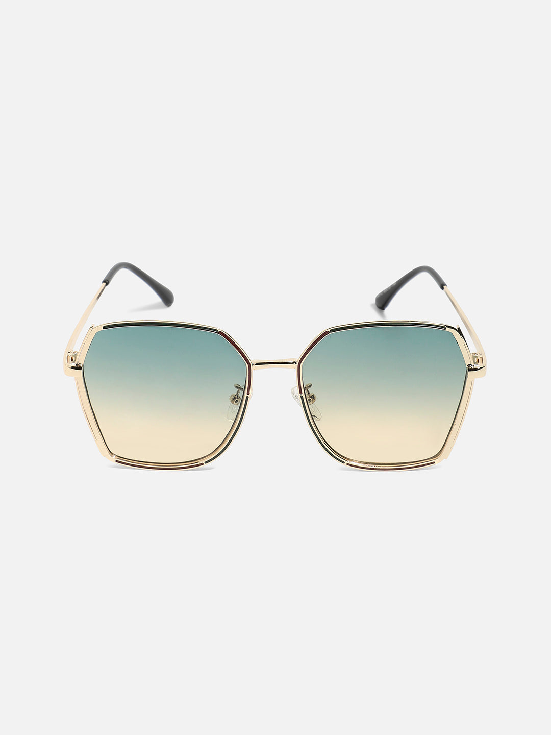 Gradient Oversized Sunglasses - Gold