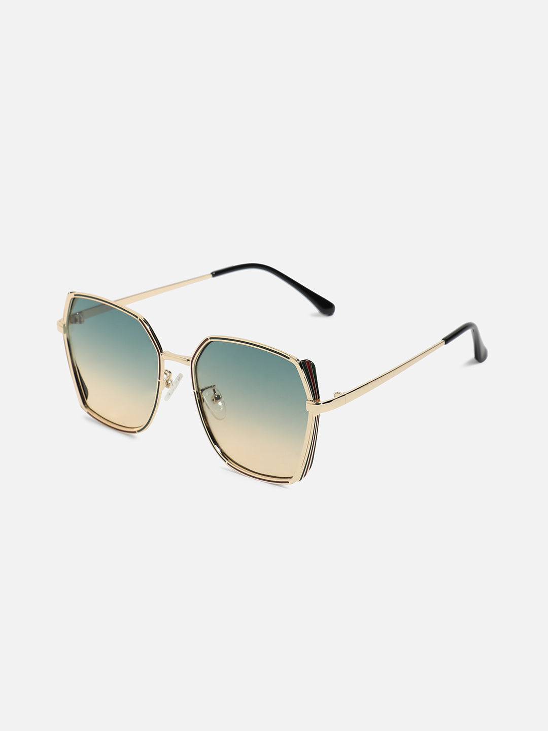 Gradient Oversized Sunglasses - Gold