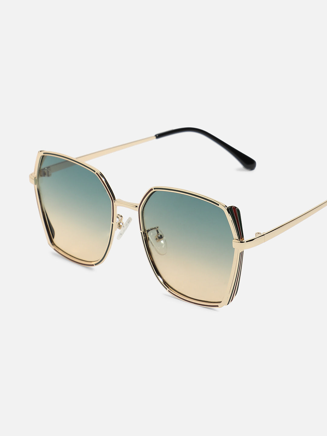 Gradient Oversized Sunglasses - Gold
