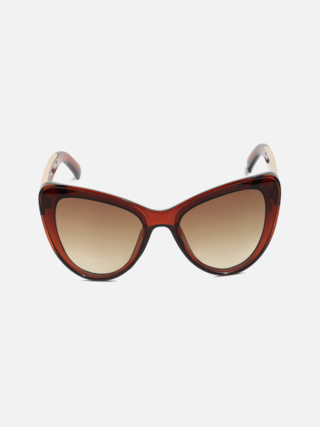 Gradient Cateye Sunglasses - Brown