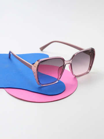 Gradient Oversized Sunglasses - Blush Pink