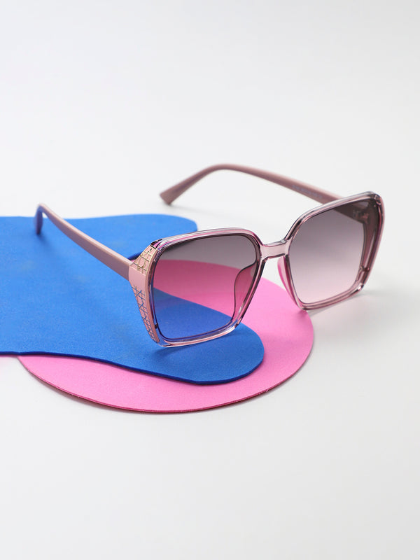 Gradient Oversized Sunglasses - Blush Pink