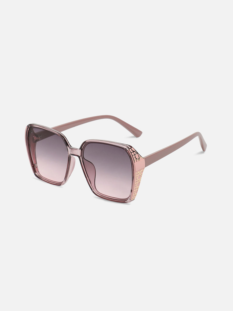 Gradient Oversized Sunglasses - Blush Pink