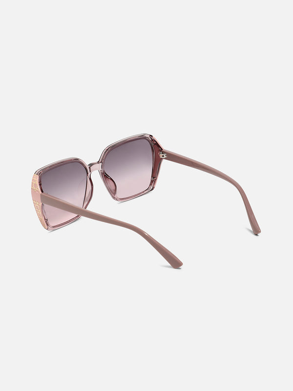 Gradient Oversized Sunglasses - Blush Pink
