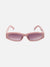 Solid Oval Sunglasses - Blush Pink